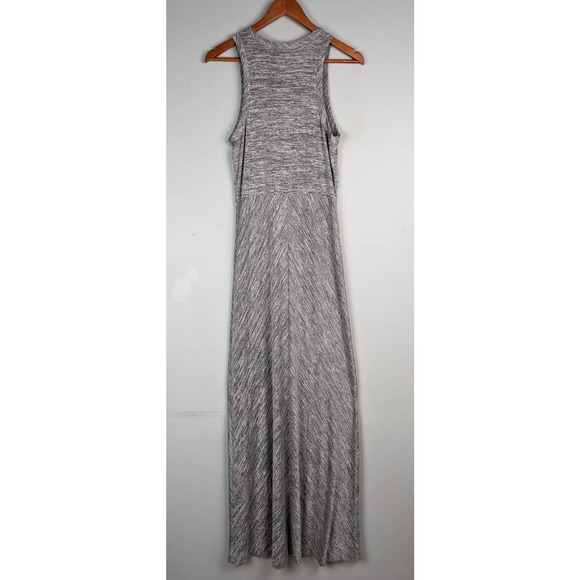 Lou & Grey Space Dye Maxi Dress Soft Knit Sleeveless Marled Summer  M - Picture 7 of 11